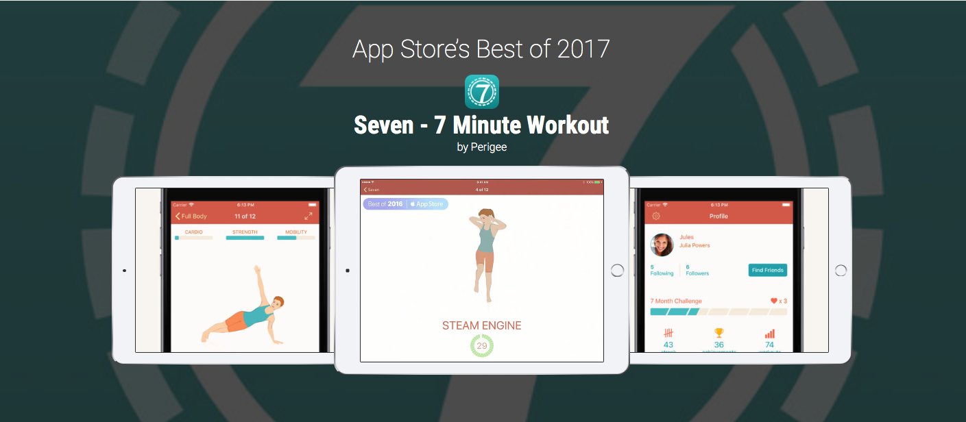 7 Minutes screens