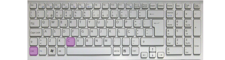 ctrl-c