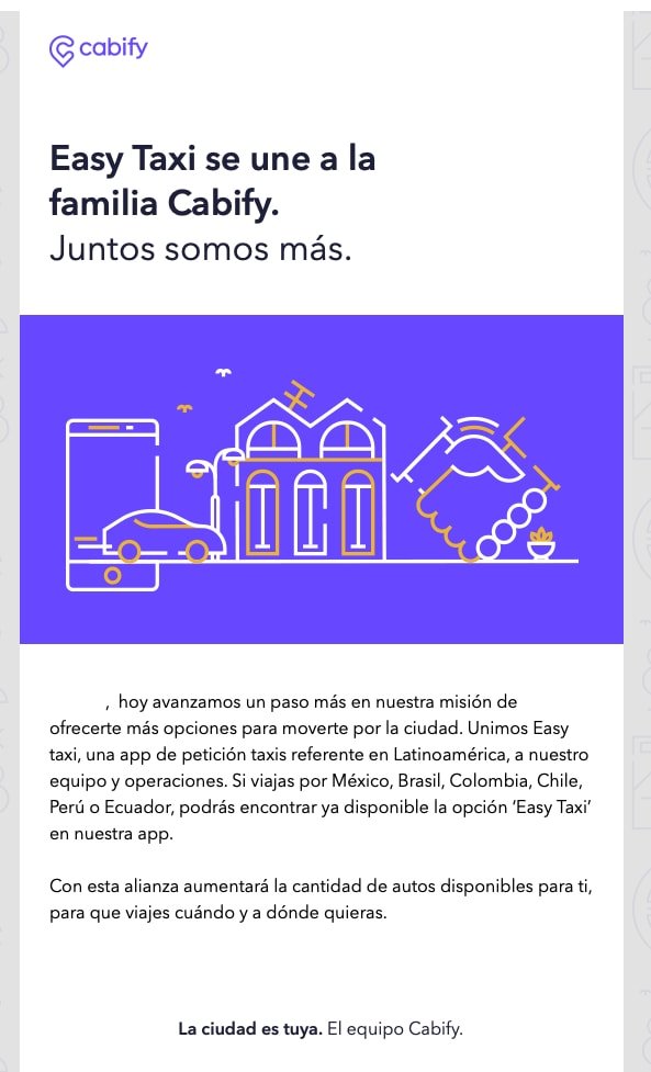 Easy Taxi se une a Cabify cabify.jpg