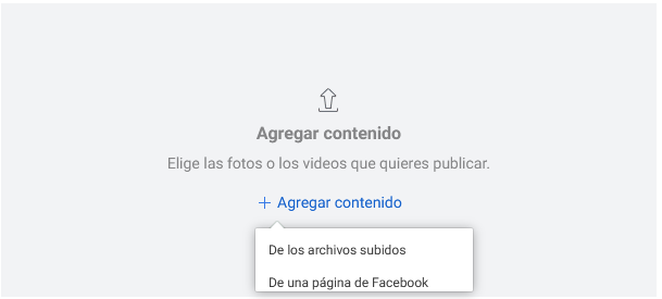Agregar Contenido