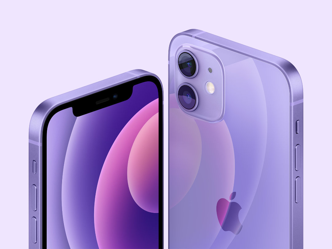 iPhone 12 y 12 mini en Morado - Evento de Apple 2021
