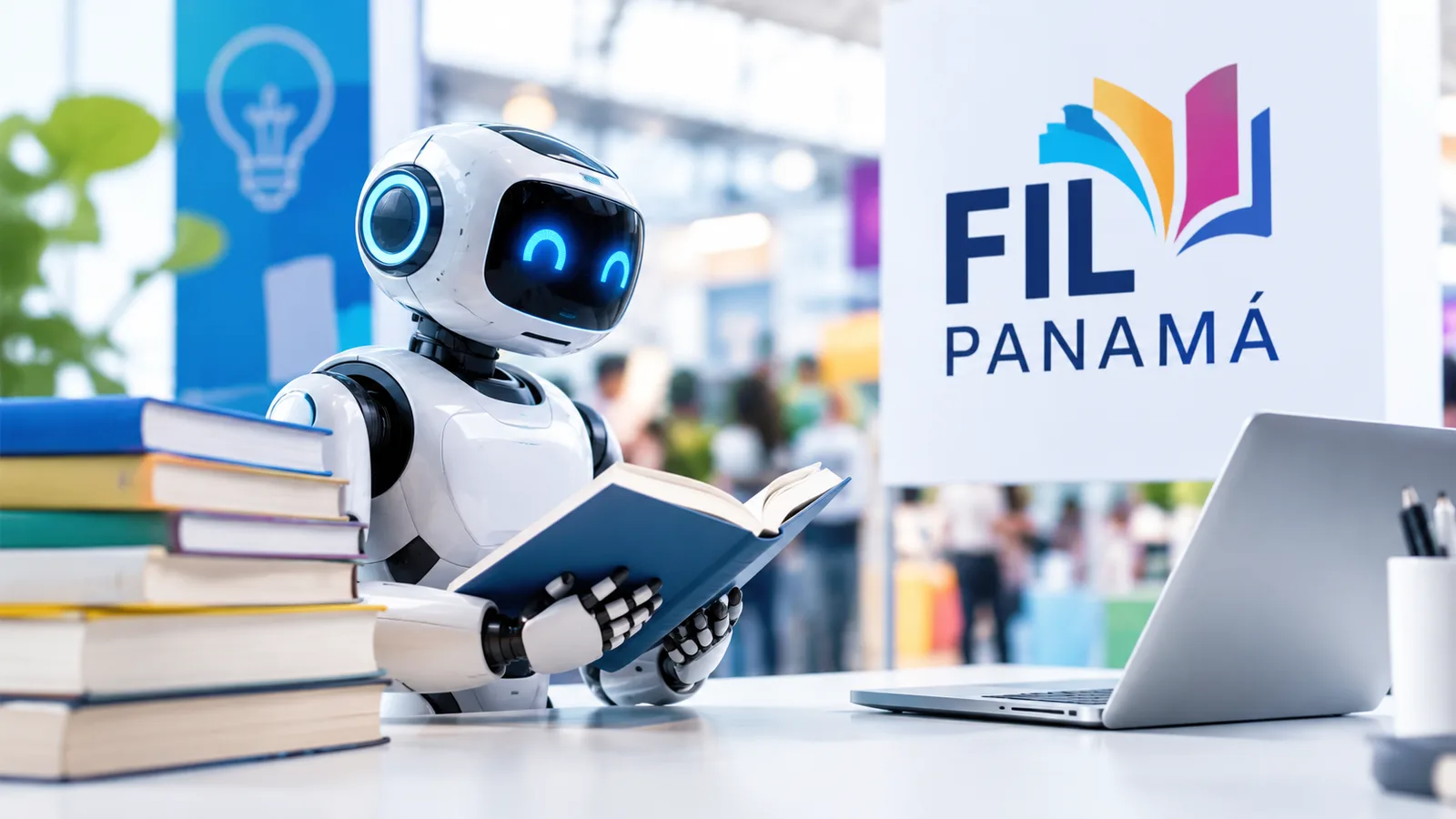 La Feria del Libro de Panamá también tiene robots y tecnología
