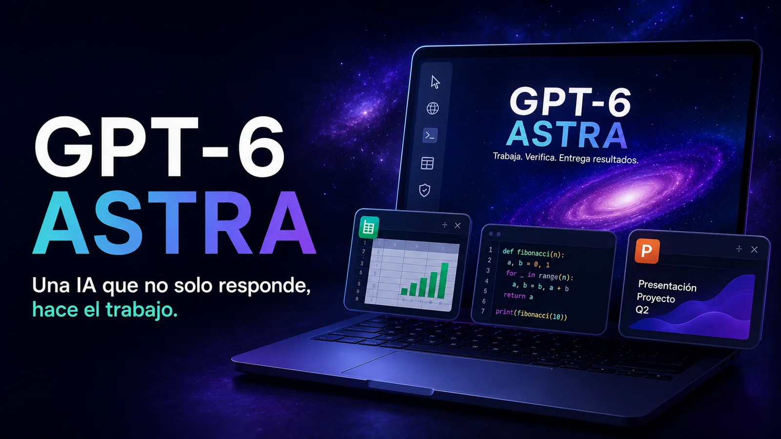 GPT-6 Astra llega con una promesa ambiciosa: hacer el trabajo, no solo ayudarte a hacerlo